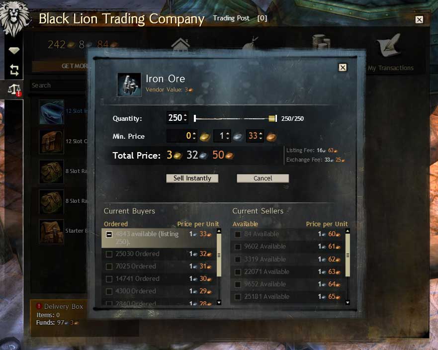 how to make money in guild wars 2 trading post